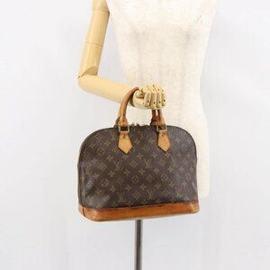 LOUIS VUITTON Monogram Alma Hand Bag M51130 LV Auth 146988